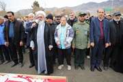 پیکر  پاک پدر شهیدان والامقام «احمد و محمد کمالی مقدم» تشییع و به خاک سپرده شد