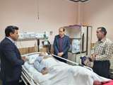 عیادت مدیرکل بنیاد مرکزی از جانباز گرانقدر ۷۰ درصد حاج «محمدرضا ثامن»
