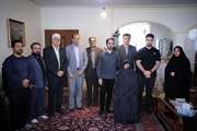  دیدار مدیرکل بنیاد مرکزی با خانواده شهیدان والامقام «سید مجتبی و سید مهدی موسوی» در اراک