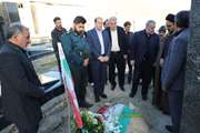 ادای احترام به مقام شامخ شهدای  روستای مراغه و سردار شهید حسن شاکری از شهدای جنگ رمضان 