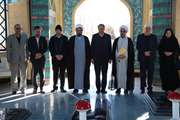 ادای احترام به مقام شامخ شهدا در دانشگاه آزاد اسلامی استان مرکزی