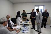 برگزاری پایش سلامت جانبازان سرافراز شهرستان اراک 