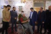 دیدار  استاندار مرکزی با جانباز سرافراز ۷۰درصد «سید مهدی عبدی» 