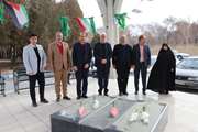 ادای احترام به مقام شامخ شهدای گمنام در دانشگاه ملی مهارت واحد استان مرکزی