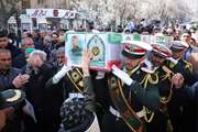 برگزاری مراسم تشییع پیکر مطهر شهید «امید کارچانی» در اراک