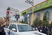 برگزاری مراسم تشییع و خاکسپاری پیکر پاک شهید «سیف اله ناروئی» در شهرستان زرندیه 