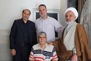 دیدار و دلجویی مدیرکل بنیاد مرکزی با جانباز ۷۰ درصد «غلامرضا حکمتی»